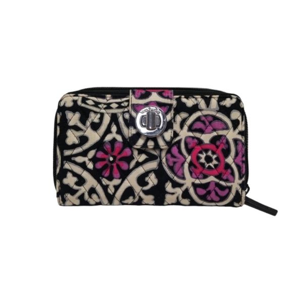 Vera Bradley Handbags - {Vera Bradley} Women's Quilted Turnlock Wallet in Scroll Medallion Print